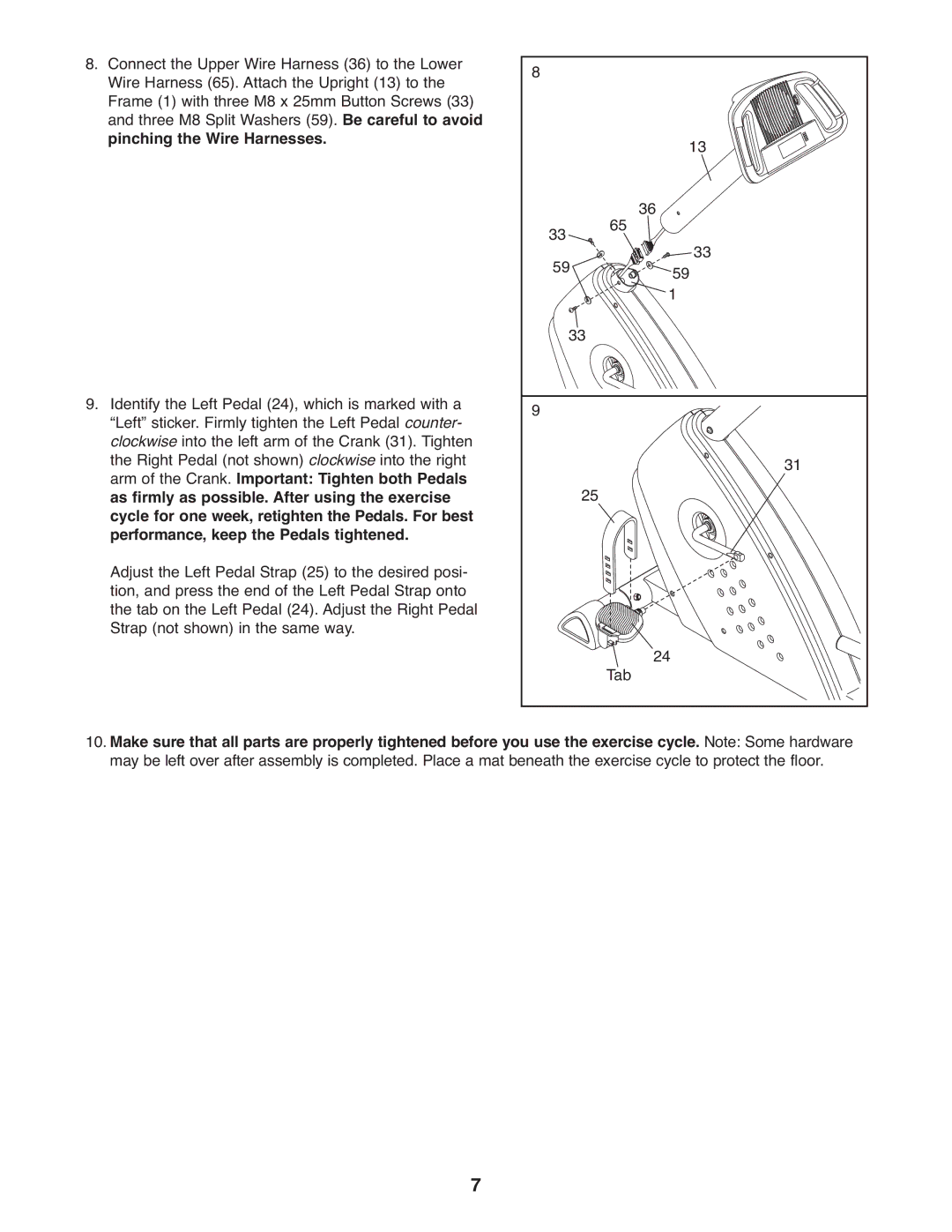 Healthrider HREX2076.0 manual 