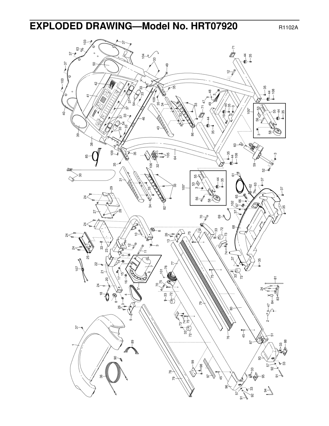 Healthrider HRT07920 manual 