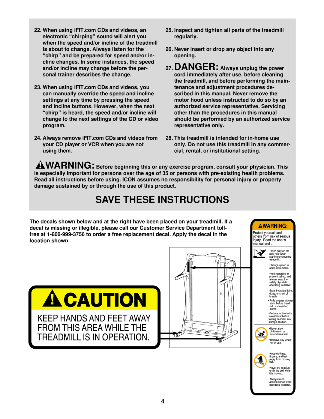 Healthrider HRTL08011 manual 