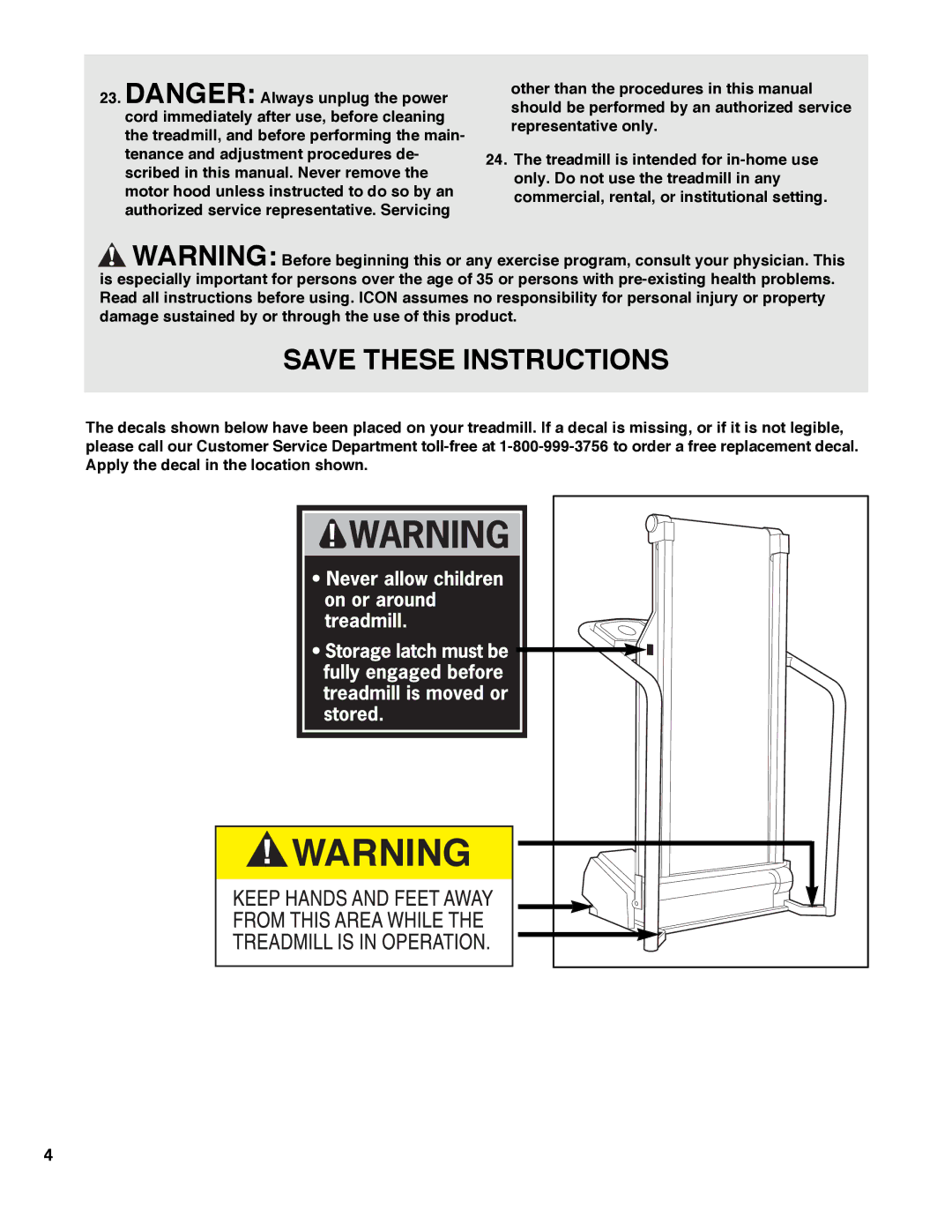 Healthrider HRTL10982 manual 