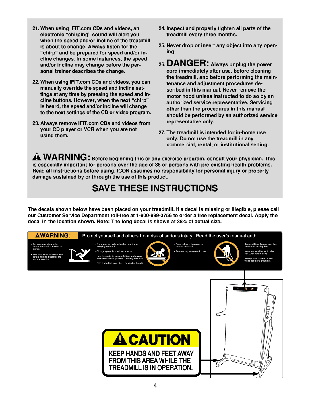 Healthrider HRTL12910 manual 