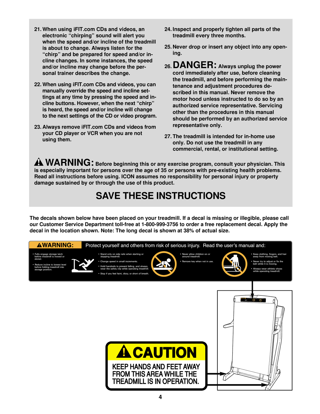 Healthrider HRTL12911 manual 