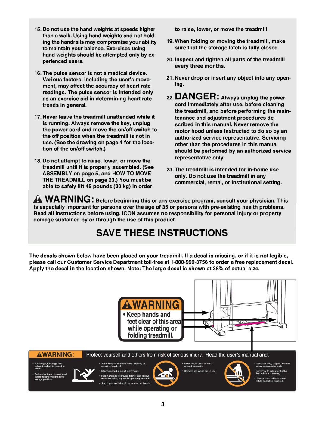 Healthrider HRTL12994 manual 