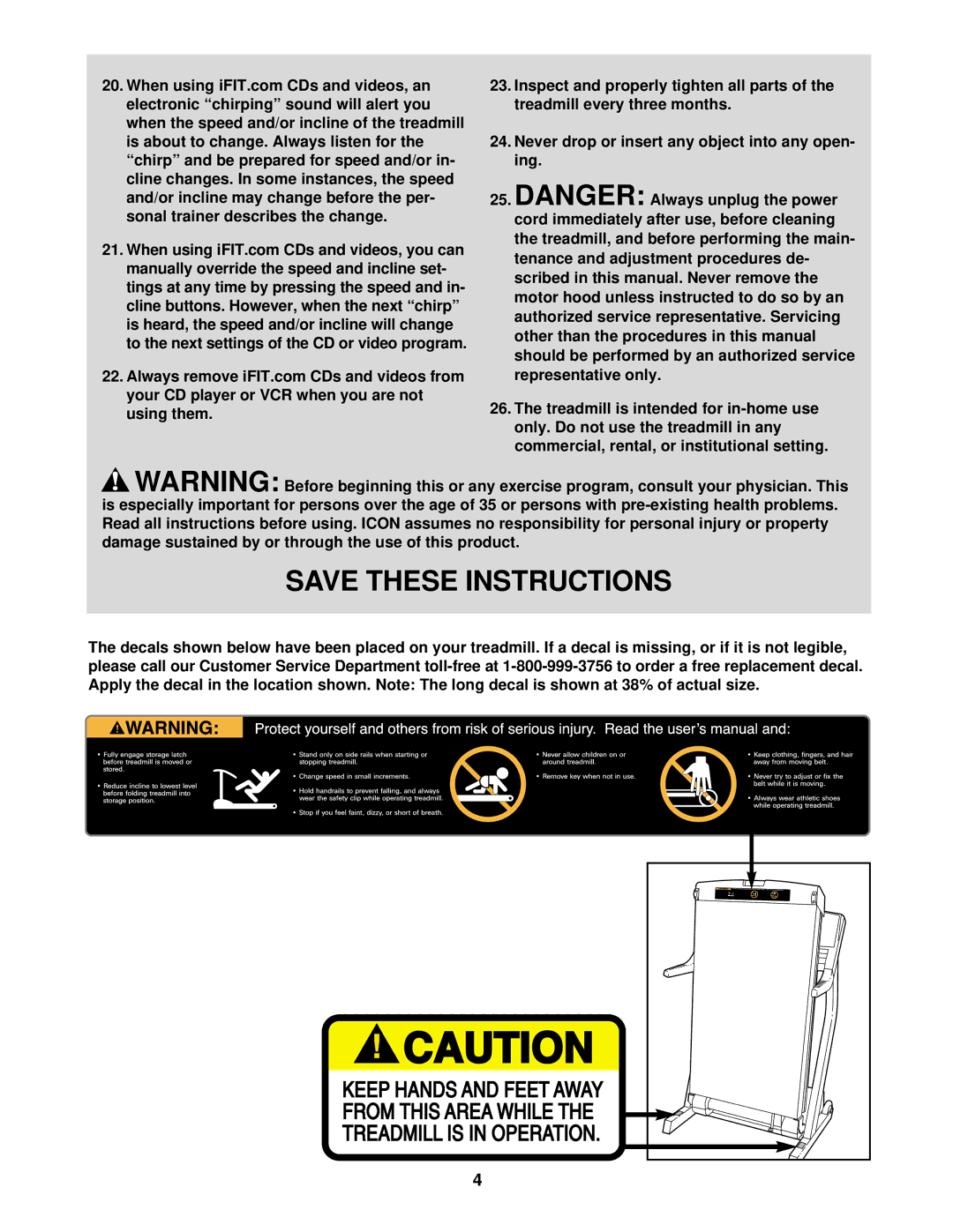 Healthrider HRTL14910 manual 