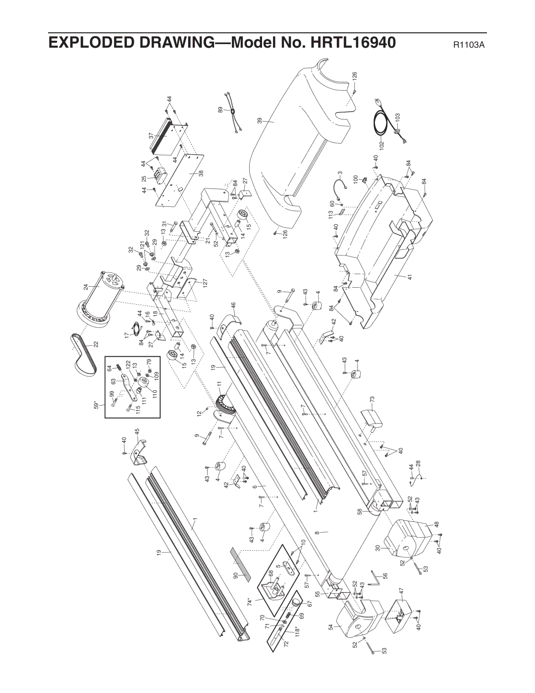 Healthrider HRTL16940 manual 