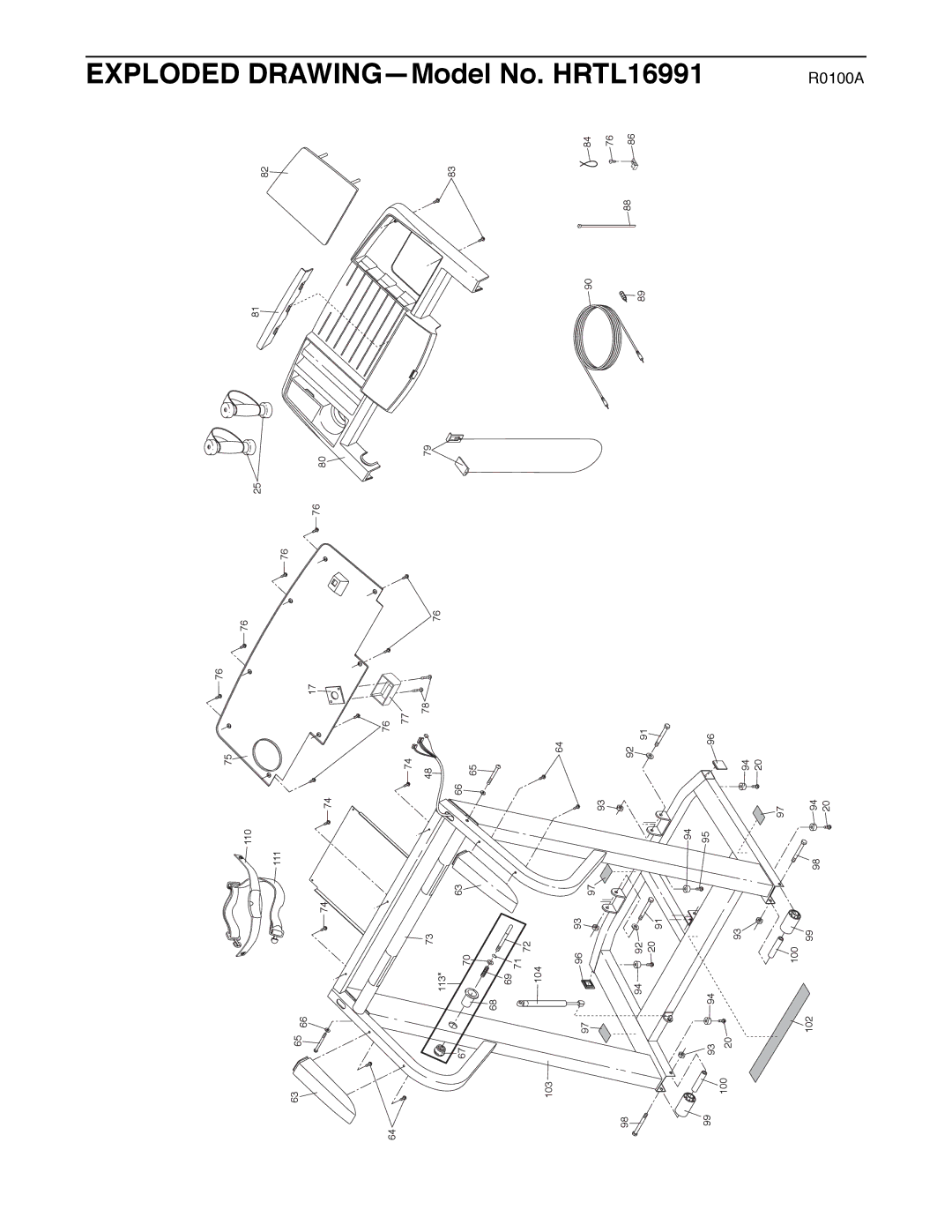 Healthrider HRTL16991 manual 