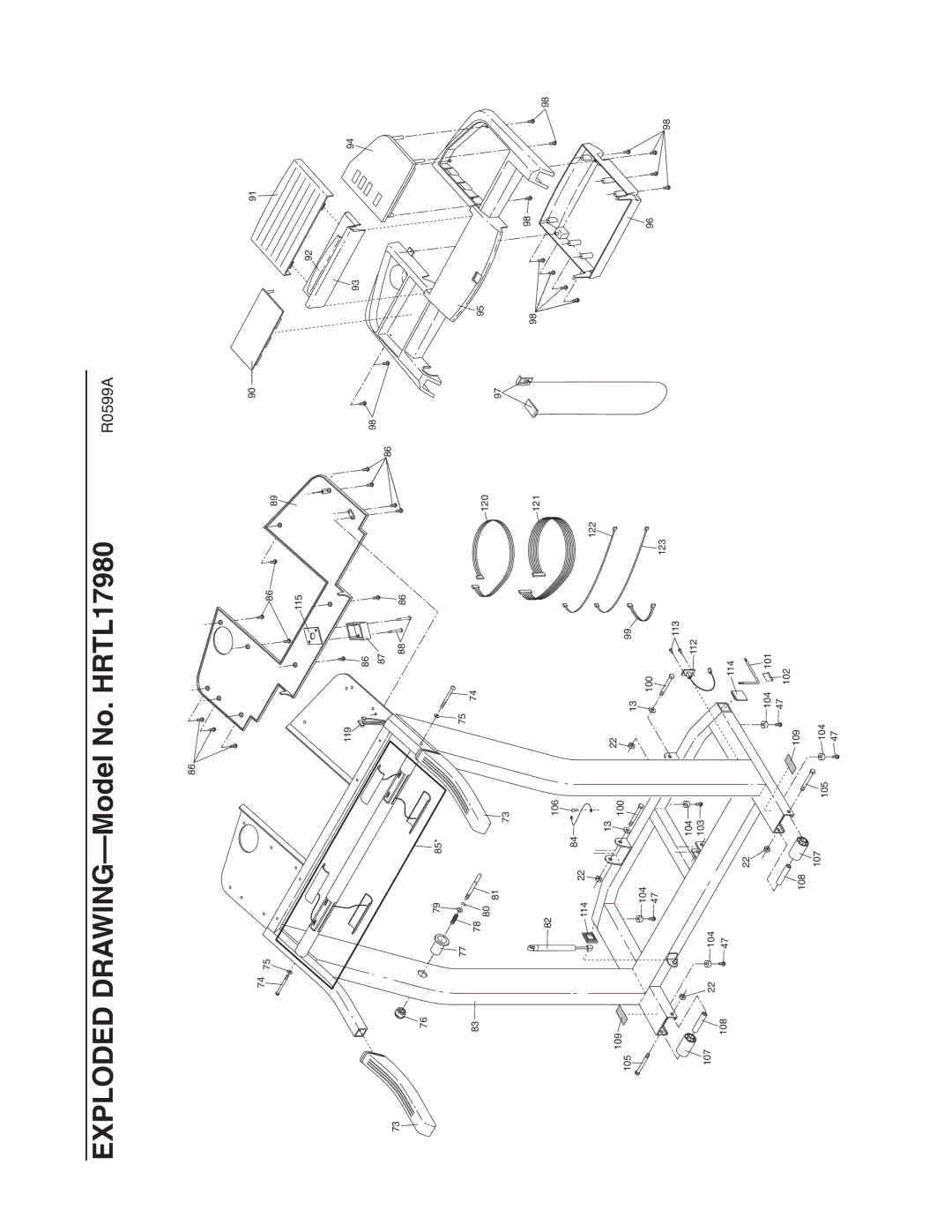 Healthrider HRTL17980 manual 1399 