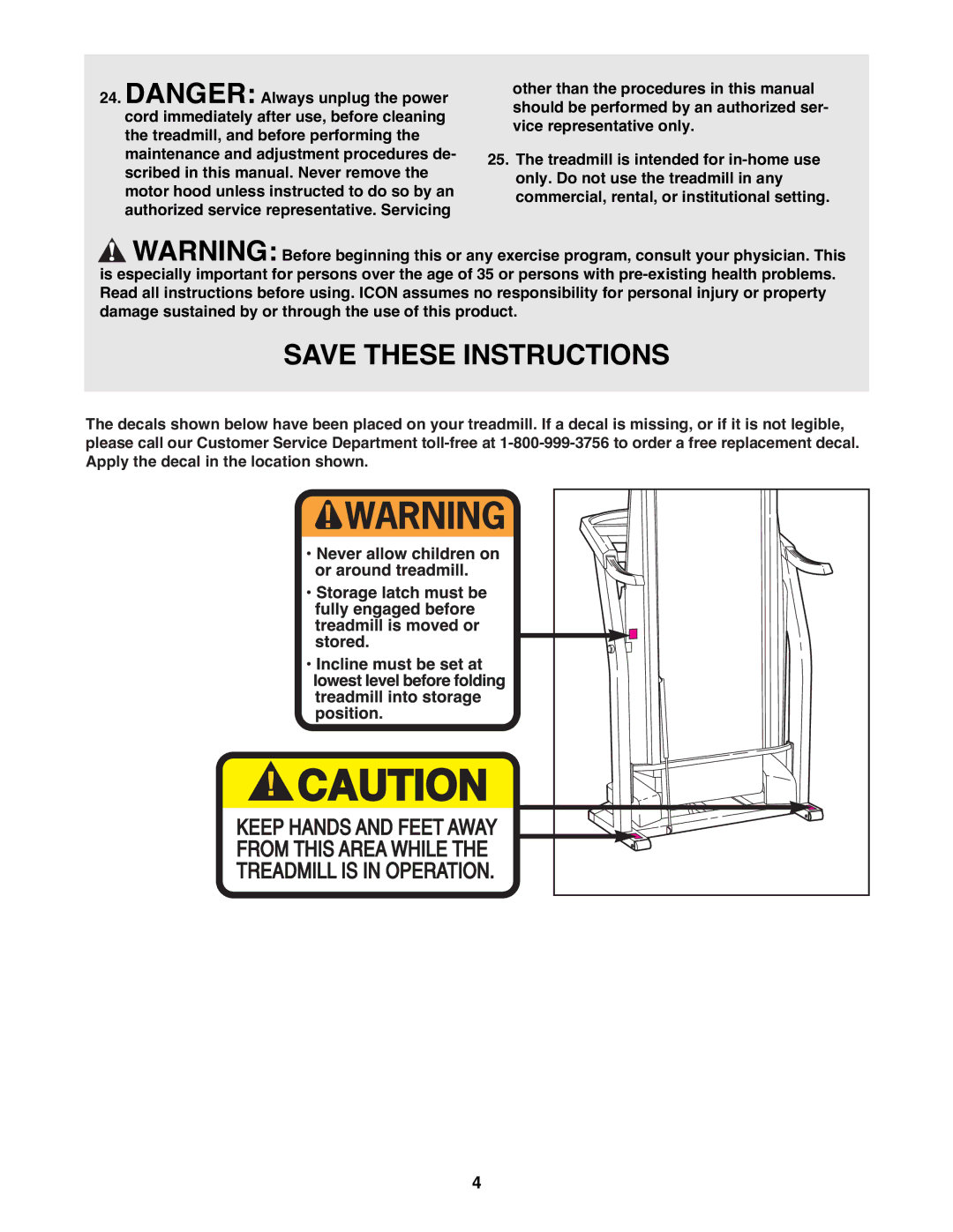 Healthrider HRTL19980 manual 