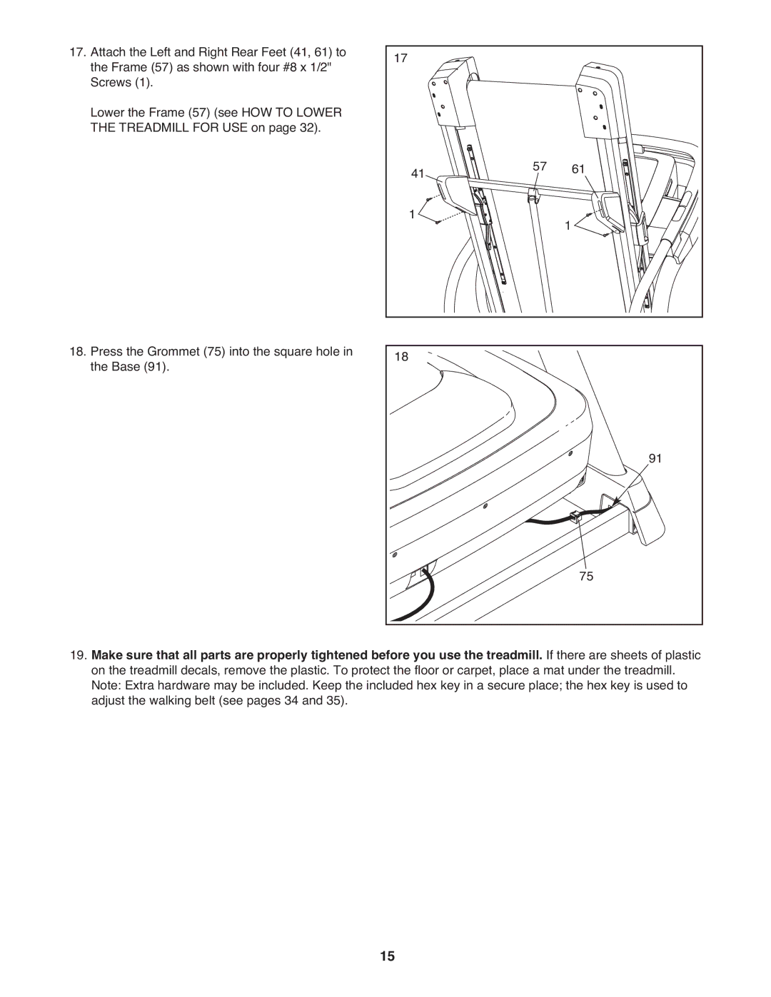 Healthrider HRTL20510.1 manual 