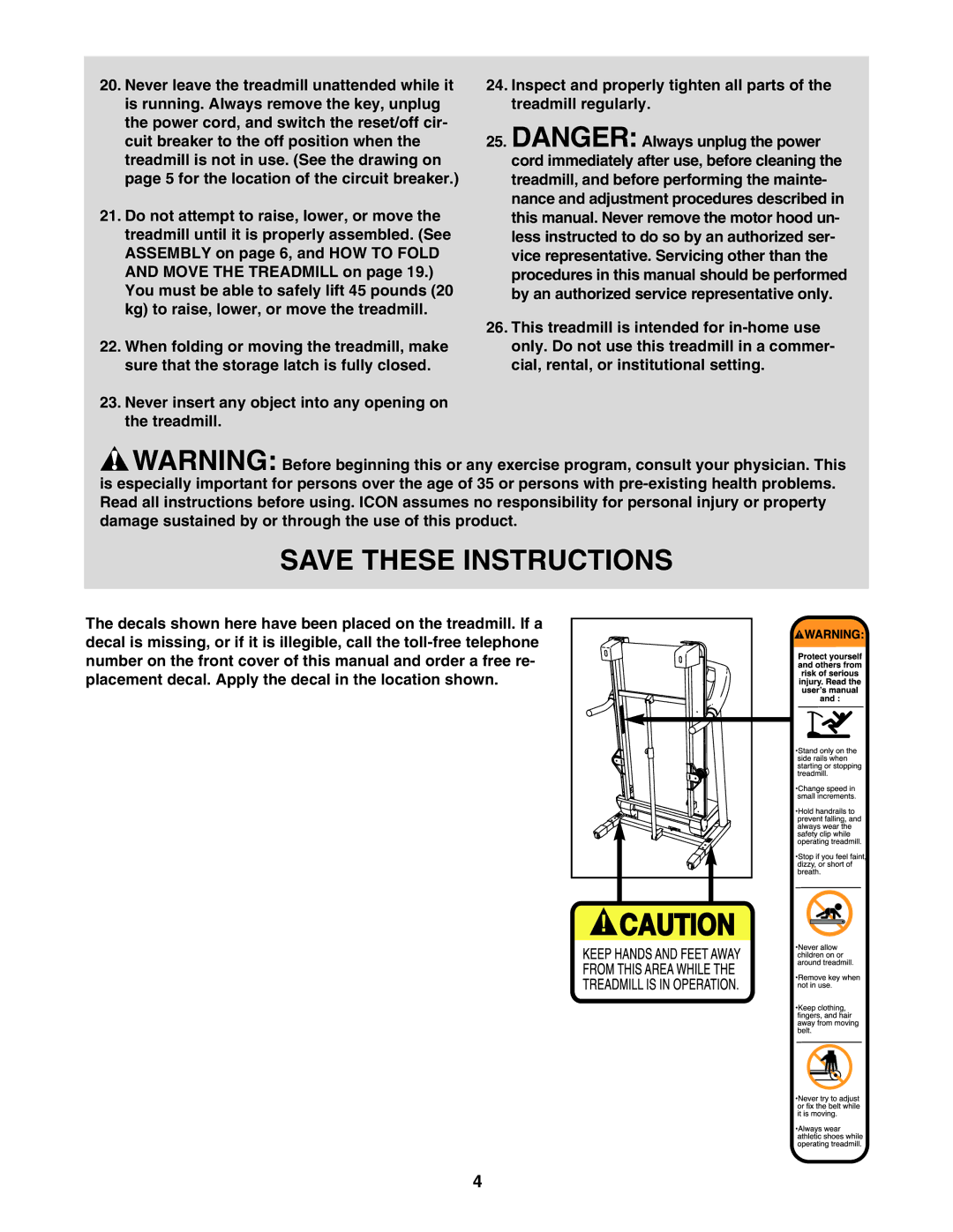 Healthrider HRTL91706.0 manual 