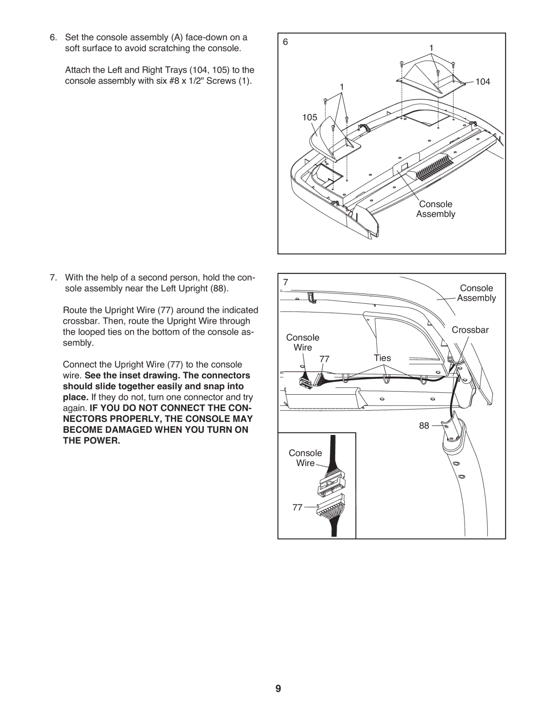 Healthrider HRTL99510.0 manual 104 