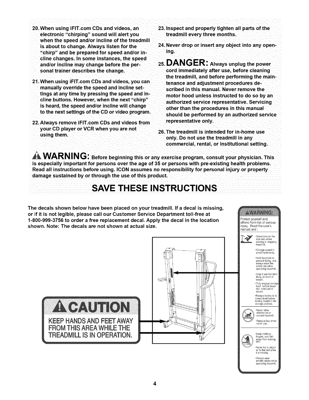 Healthrider HTL93940 manual WhenusingiFIT.comCDsandvideos,an 