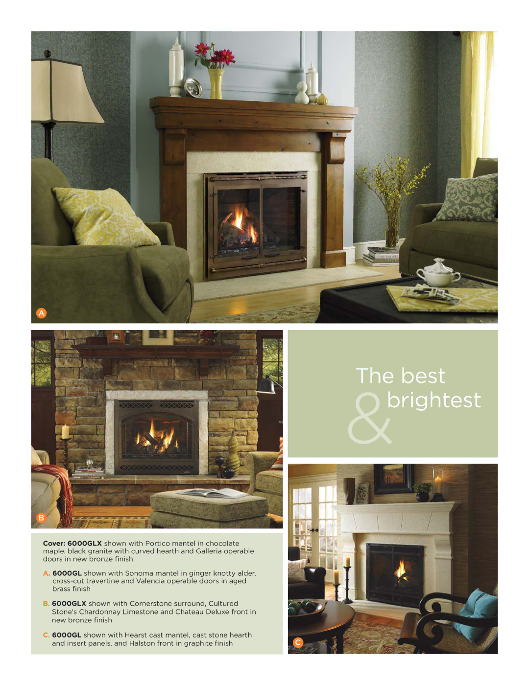 Hearth and Home Technologies 6000 Series manual Best &&brightest 