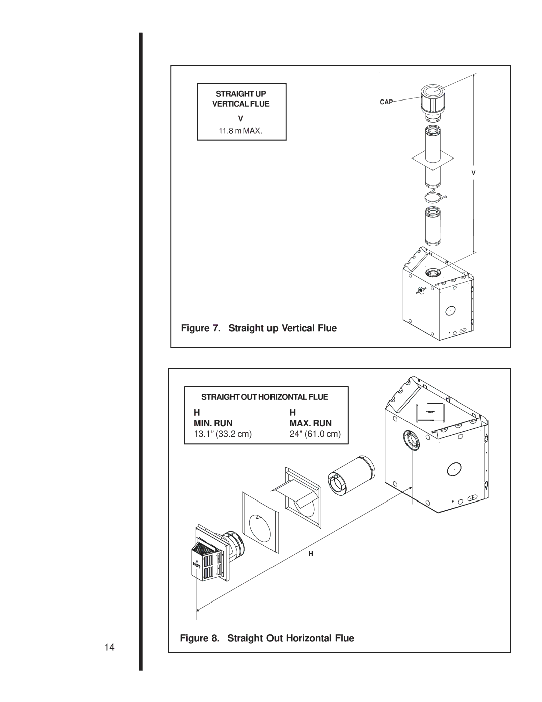 Hearth and Home Technologies 6000TRS-CE manual Straight up Vertical Flue 