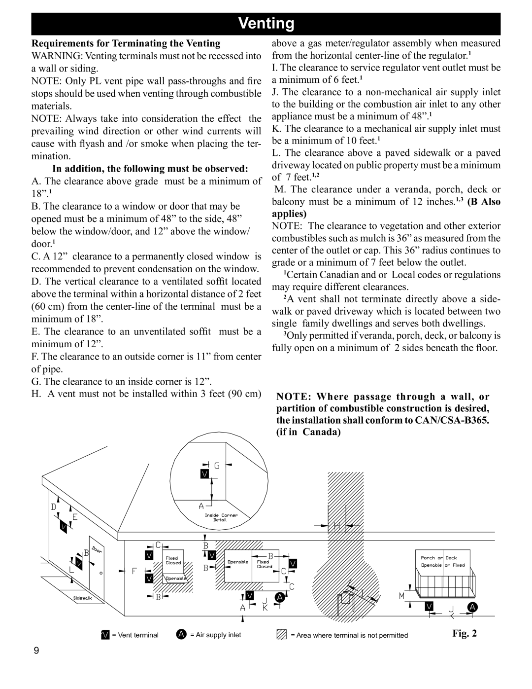 Hearth and Home Technologies BH 105 manual Venting 