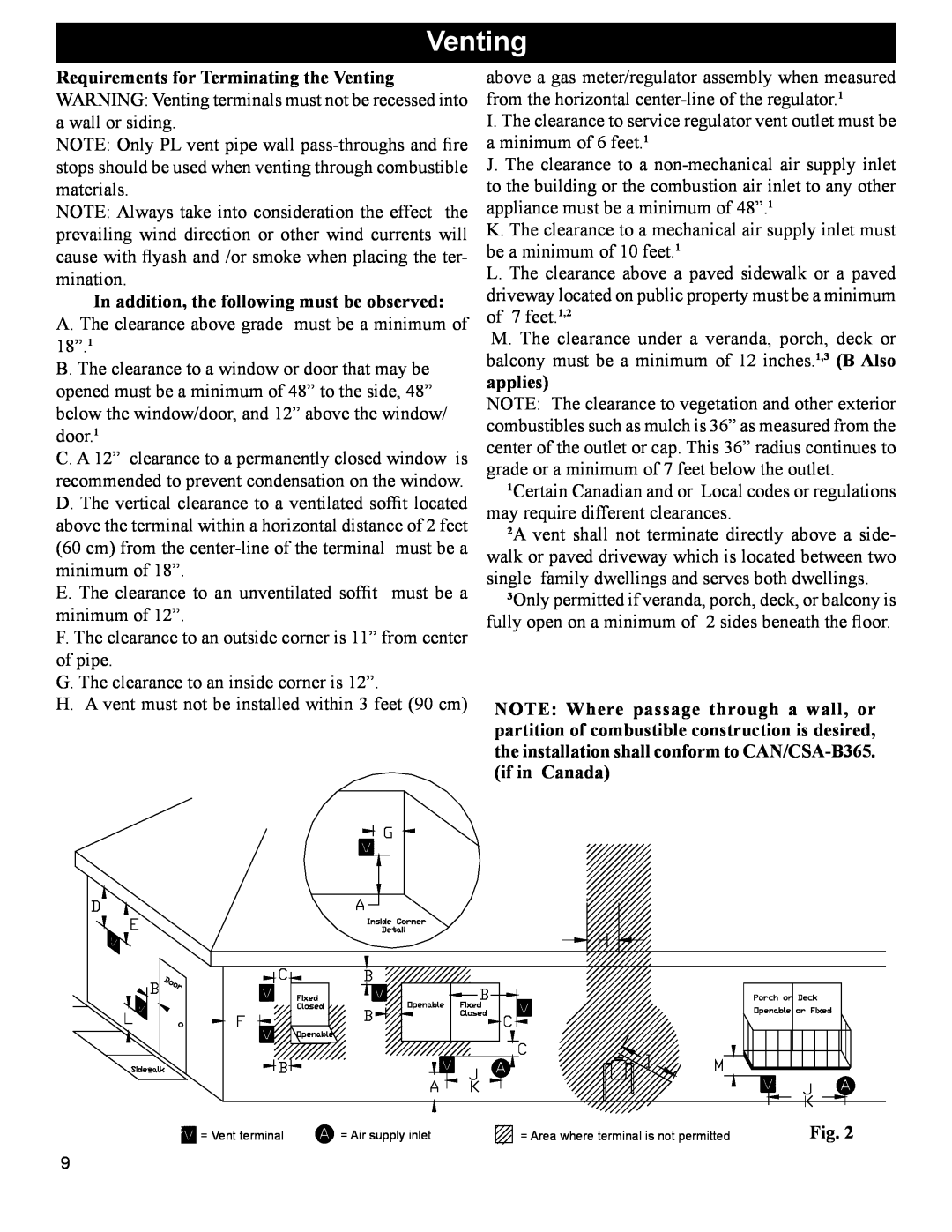 Hearth and Home Technologies BH 105 manual Venting 