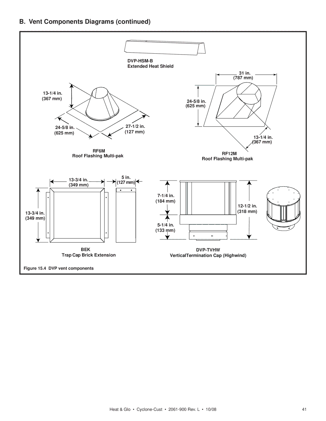 Hearth and Home Technologies Cyclone-Cust owner manual Dvp-Hsm-B 