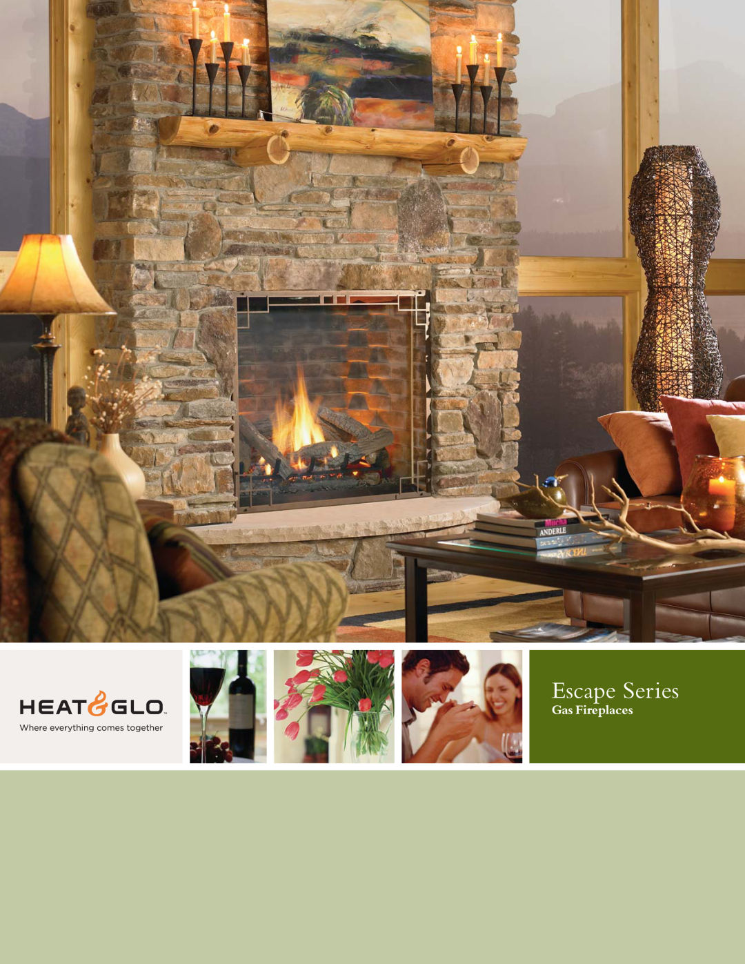 Hearth and Home Technologies ESCAPE-36DV manual Escape Series, Gas Fireplaces 