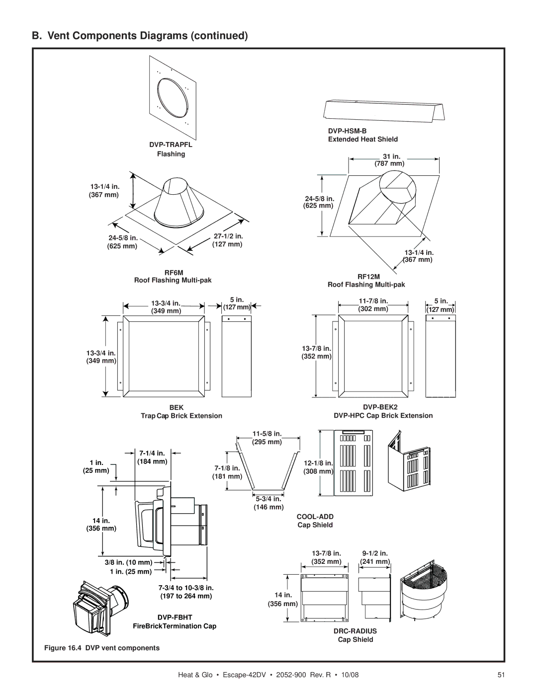 Hearth and Home Technologies ESCAPE-42DV owner manual RF6M RF12M 