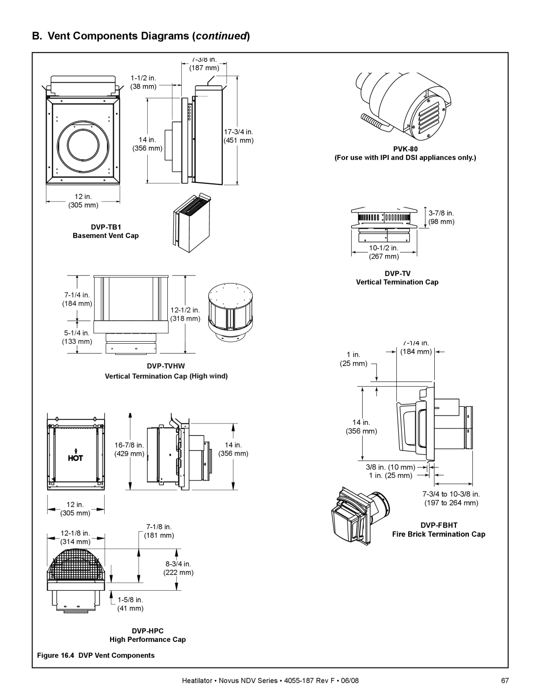 Hearth and Home Technologies NDV4236IL, NDV3933L, NDV4842IL, NDV4842L, NDV4236L, NDV3933I, NDV3630L, NDV3036IL Dvp-Tvhw 