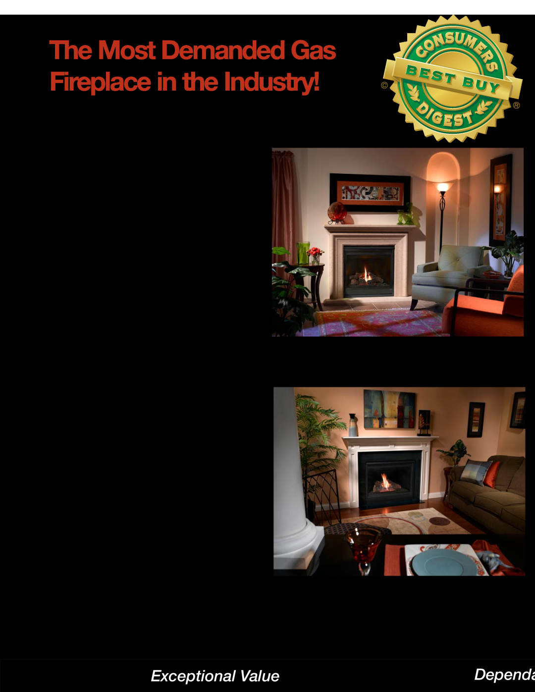 Hearth and Home Technologies Novus manual Exceptional Value, The Most Demanded Gas Fireplace in the Industry, IntelliFire 