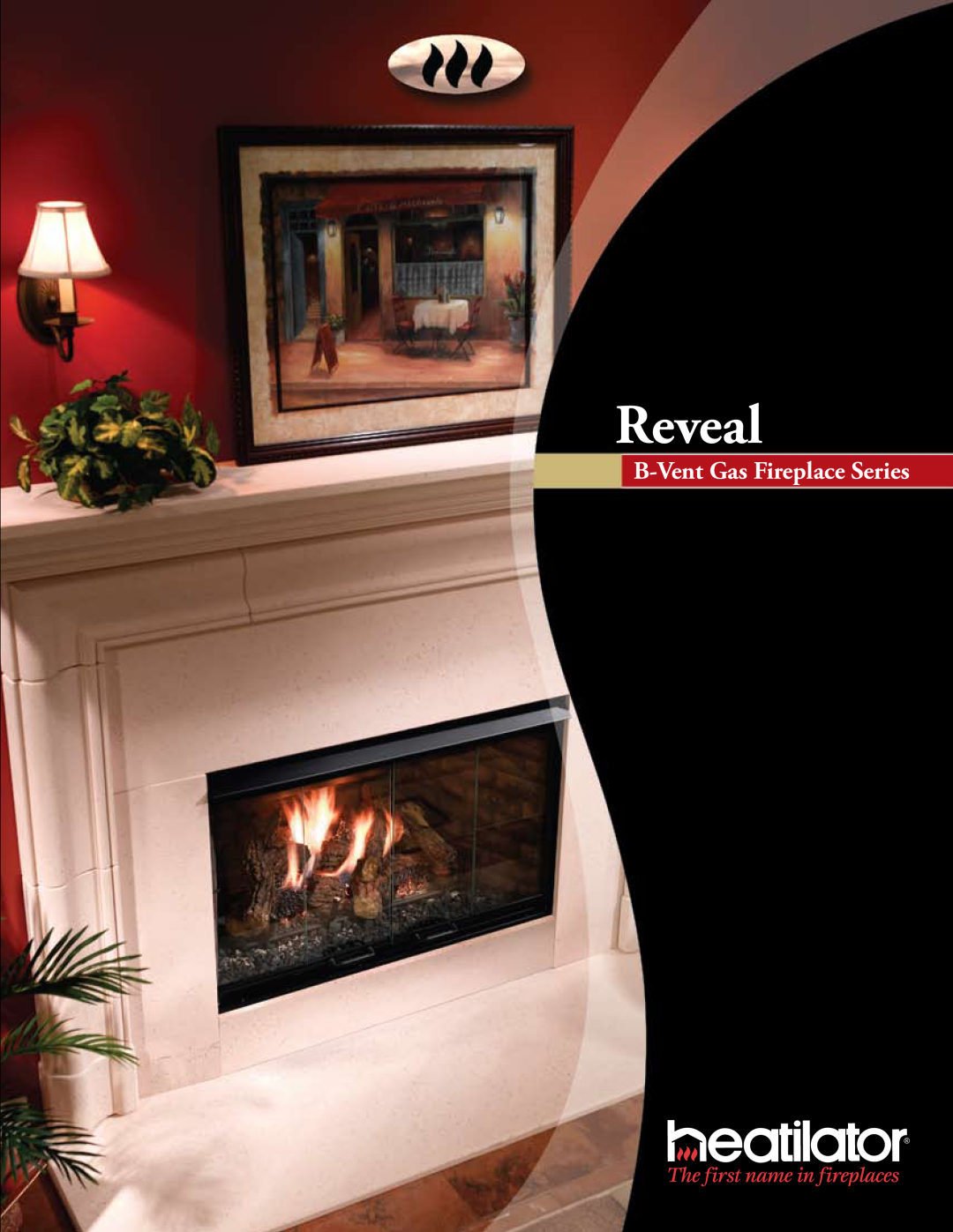 Hearth and Home Technologies RBV4236I manual Reveal, B-Vent Gas Fireplace Series 