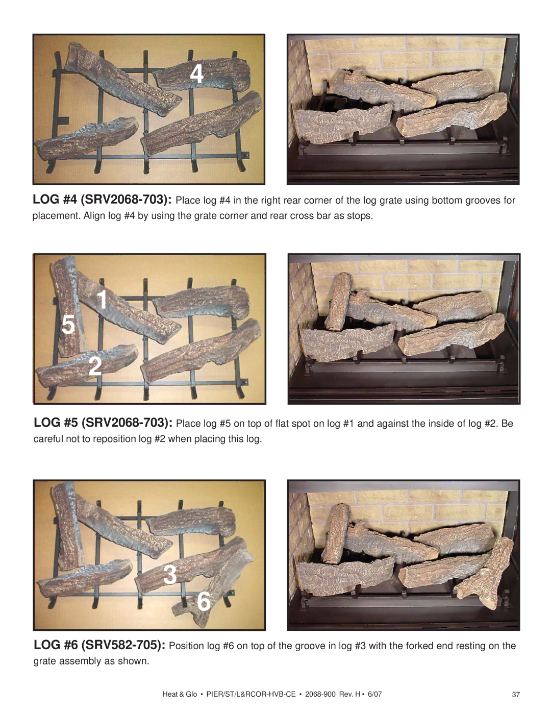 Hearth and Home Technologies PIER-HVB-CE, LCOR-HVB-CE, ST-HVB-CE manual Heat & Glo PIER/ST/L&RCOR-HVB-CE 2068-900 Rev. H 6/07 