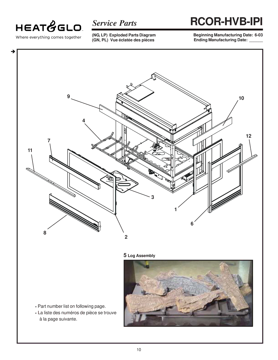 Hearth and Home Technologies RCOR-HVB-IPI, LCOR-HVB-IPI owner manual Rcor-Hvb-Ipi 