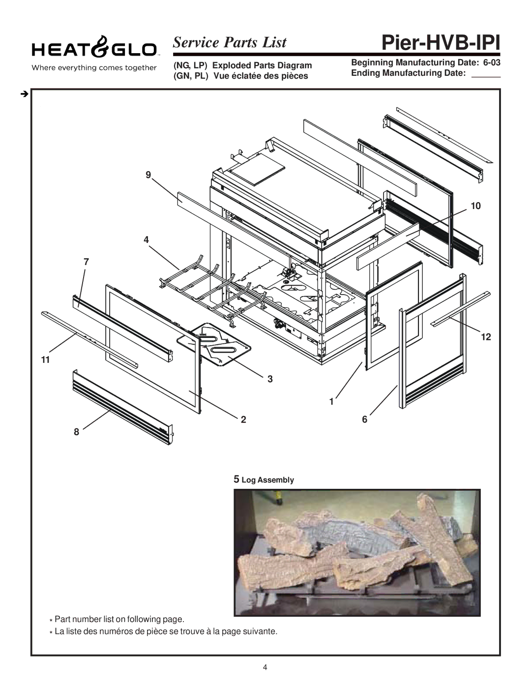 Hearth and Home Technologies RCOR-HVB-IPI, LCOR-HVB-IPI owner manual Pier-HVB-IPI 