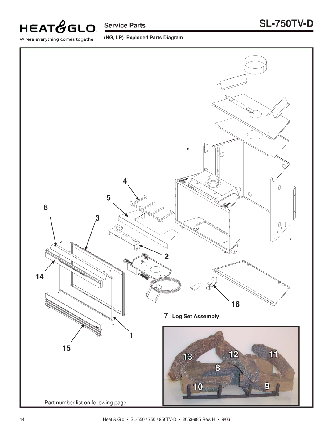 Hearth and Home Technologies SL-950TV-IPI-D, SL-550TV-D, SL-750TV-IPI-D, SL-950TV-D, SL-550TV-IPI-D owner manual SL-750TV-D 