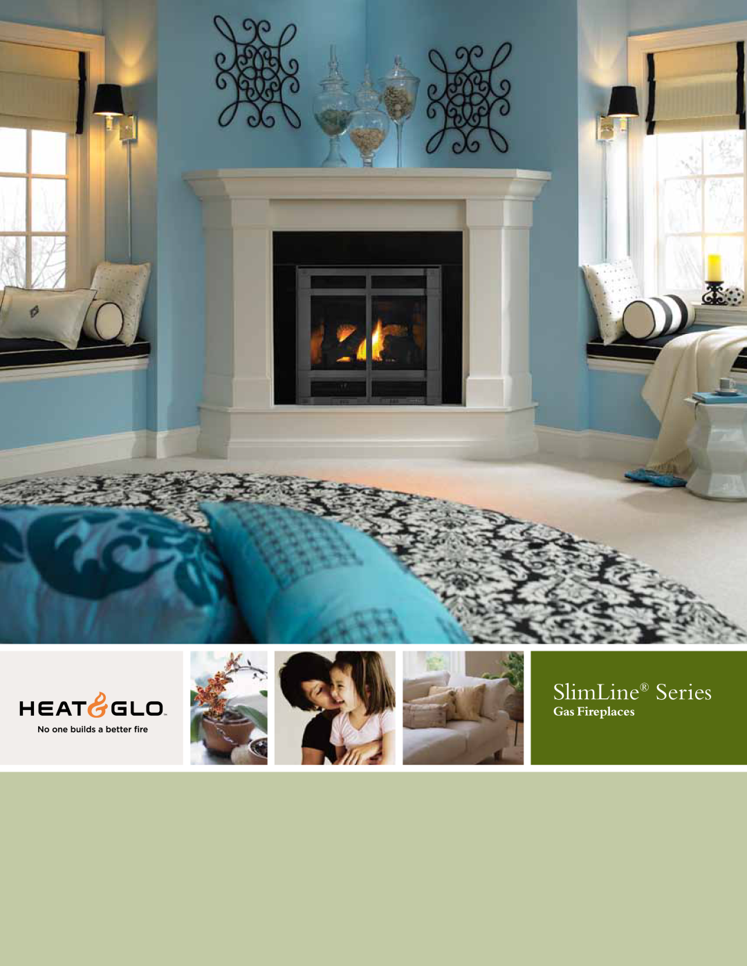Hearth and Home Technologies SL-550, SL-950, SL-350, SL-750 manual SlimLine Series, Gas Fireplaces 