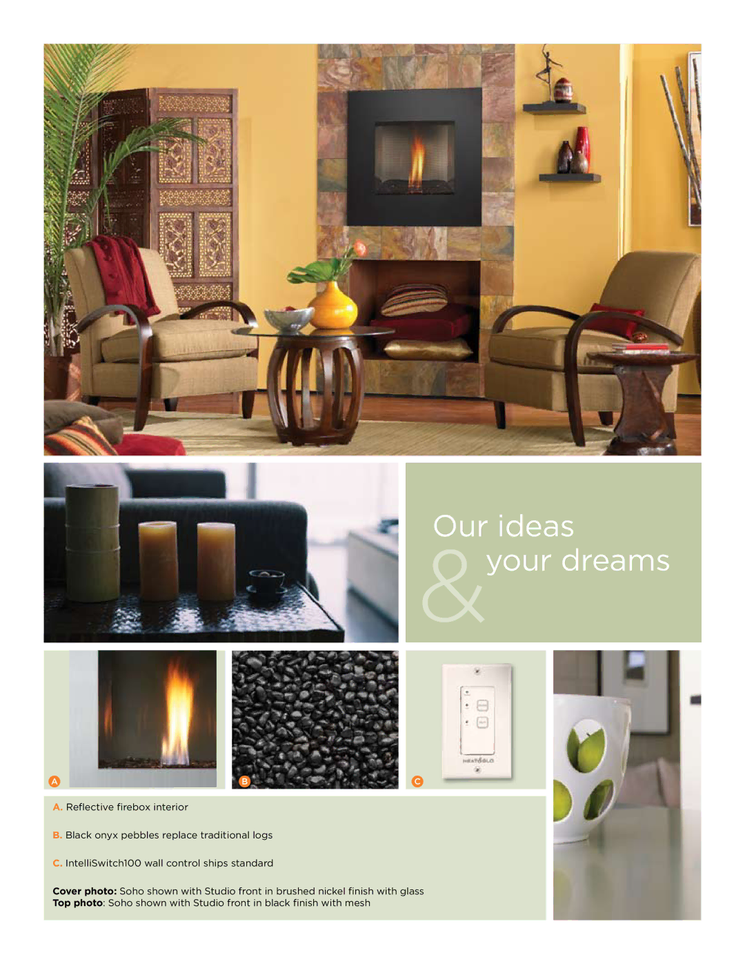 Hearth and Home Technologies SOHO manual Our ideas &your dreams 