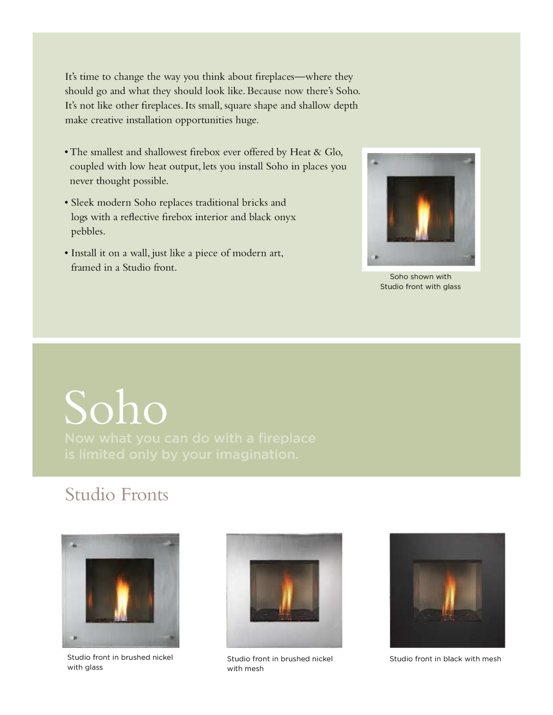 Hearth and Home Technologies SOHO manual Soho 