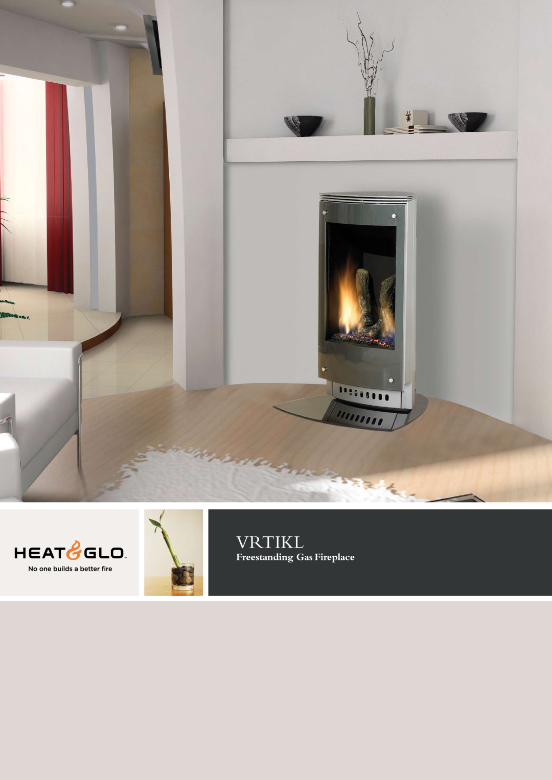 Hearth and Home Technologies VRTIKL manual Vrtikl, Freestanding Gas Fireplace 