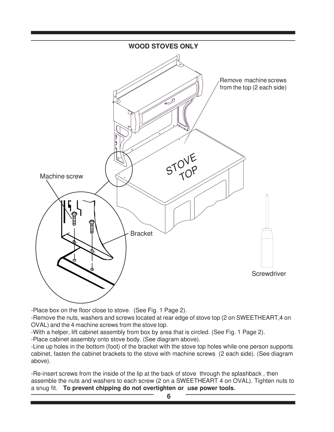 Heartland 8210, 6210, 1903, 1902, 2602, 2603, 8200, 620, 7200, 9200 installation instructions Wood Stoves only 