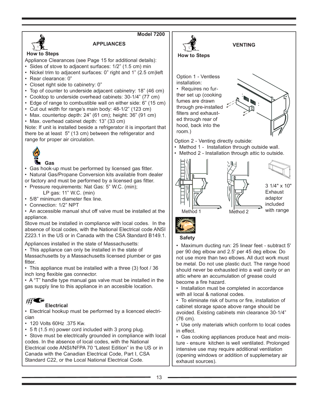 Heartland Bakeware 9200/7200 manual Appliances 