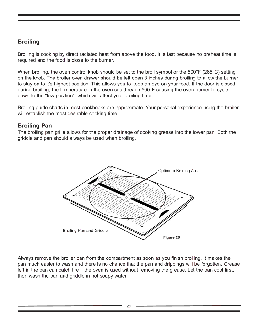 Heartland Bakeware 9200/7200 manual Broiling Pan 