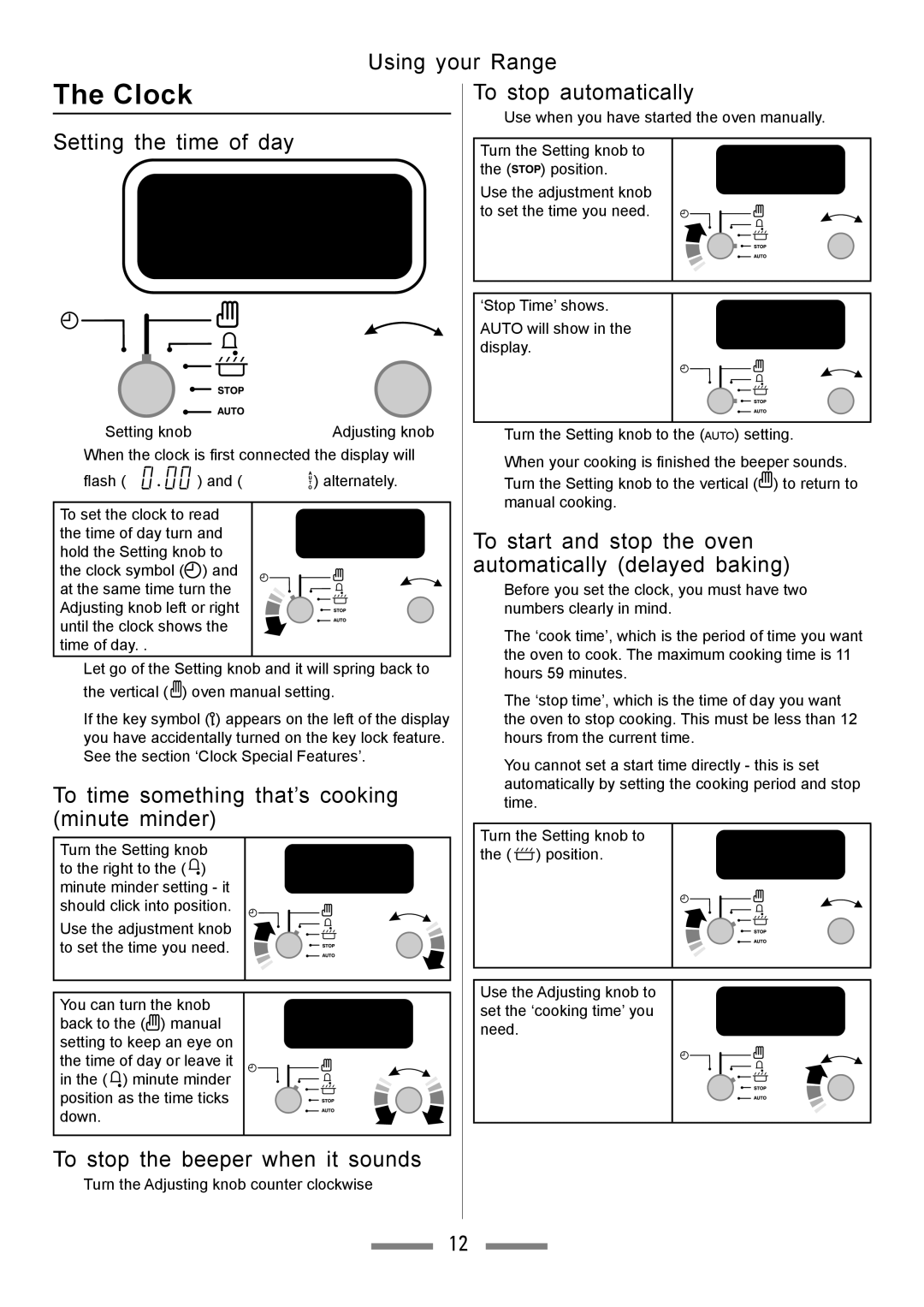 Heartland Toledo XT installation instructions Clock 