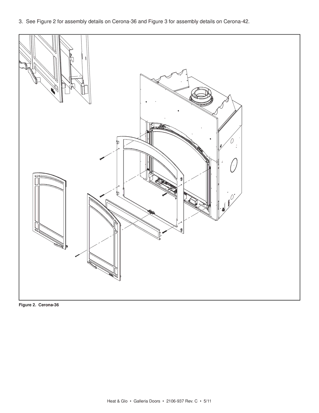 Heat & Glo LifeStyle manual Cerona-36 