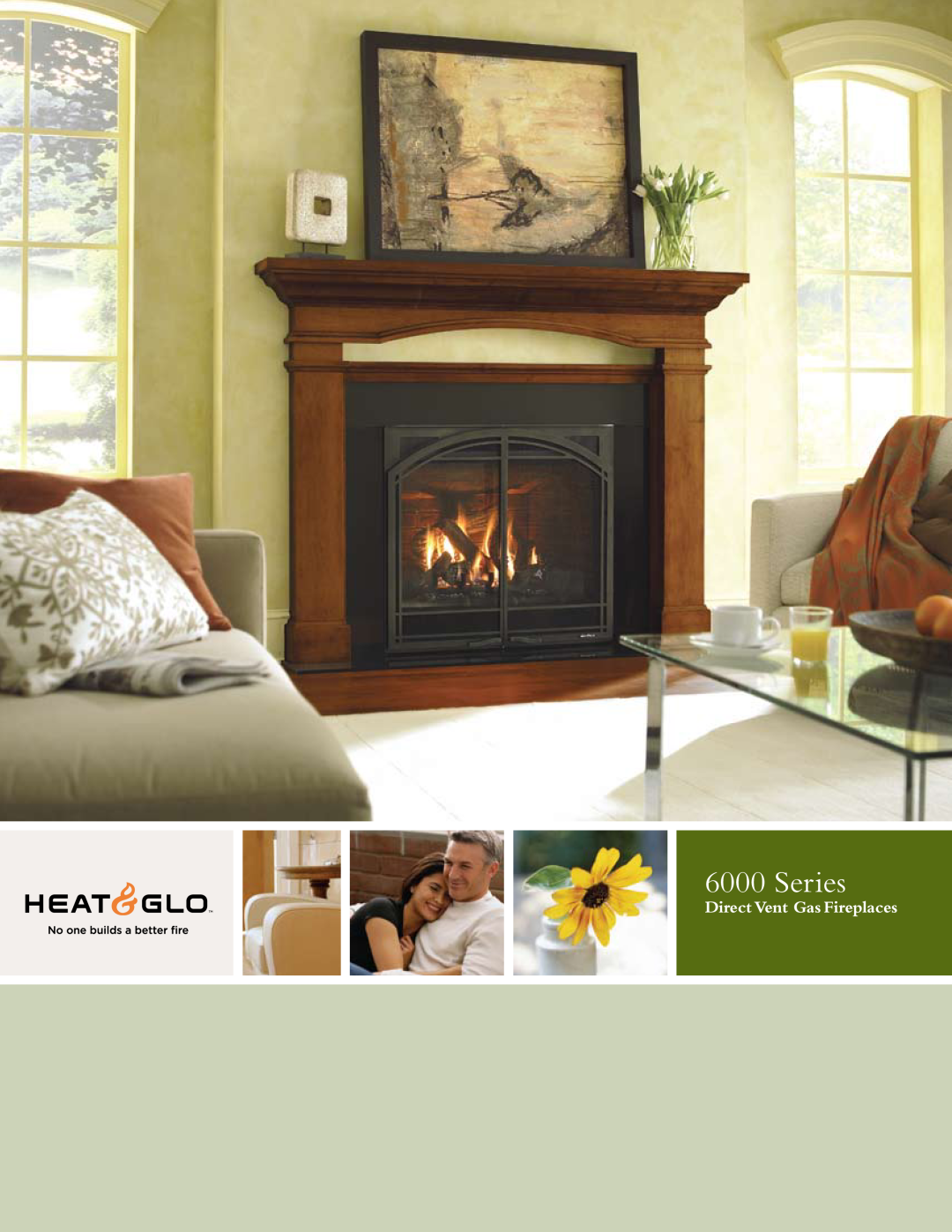 Heat & Glo LifeStyle 6000 Series manual Direct Vent Gas Fireplaces 