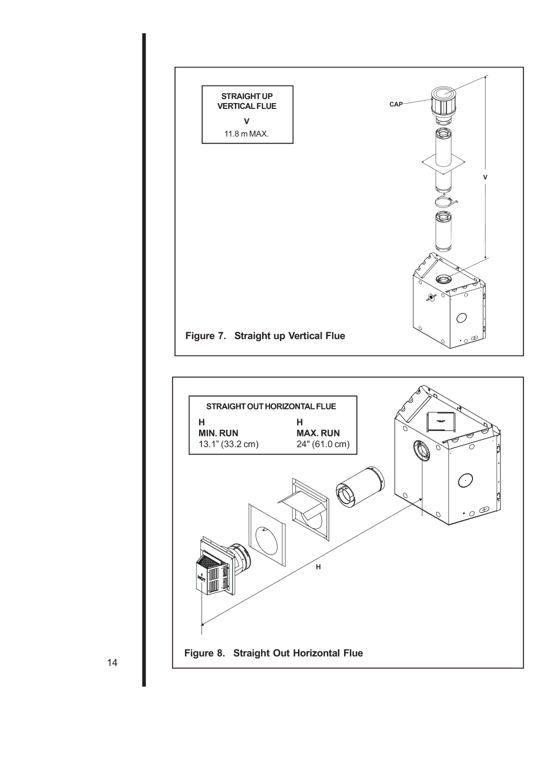 Heat & Glo LifeStyle 6000TRS-CD manual Straight up Vertical Flue 