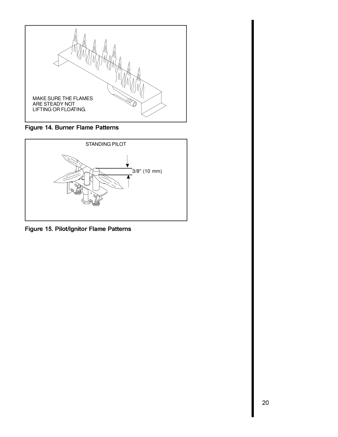 Heat & Glo LifeStyle AT-GRAND manual Burner Flame Patterns 