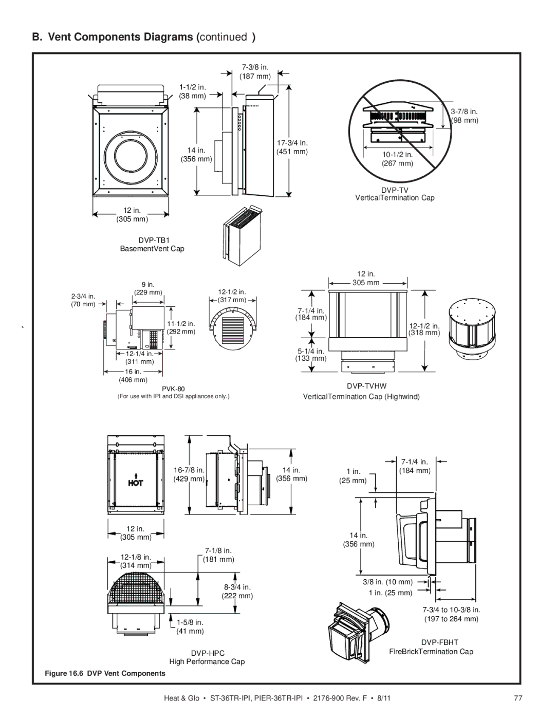 Heat & Glo LifeStyle PIER-36TR-IPI, PIER-36TRLP-IPI, ST-36TRLP-IPI, ST-36TR-IPI owner manual Dvp-Tv 