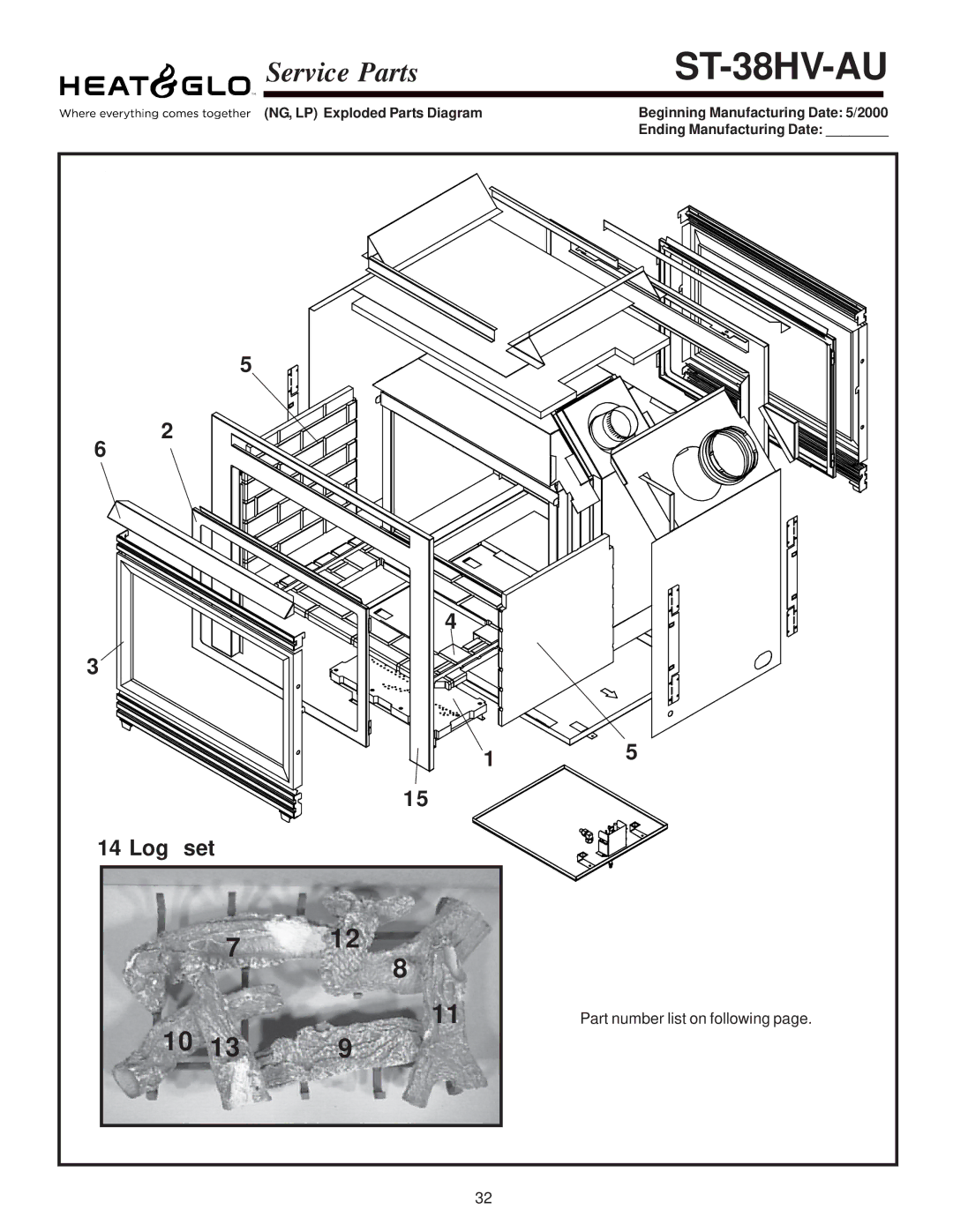 Heat & Glo LifeStyle ST-38HV-AU manual 