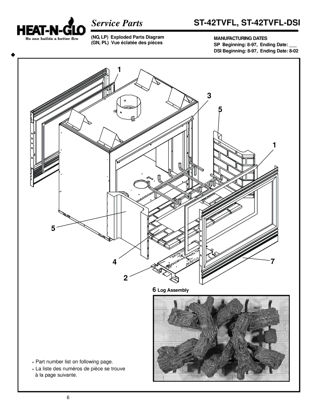 Heat & Glo LifeStyle st-42tvfl manual ST-42TVFL, ST-42TVFL-DSI 