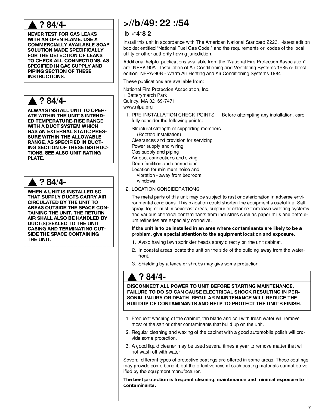 Heat Controller A-13 installation instructions VII. Installation, Location Considerations 