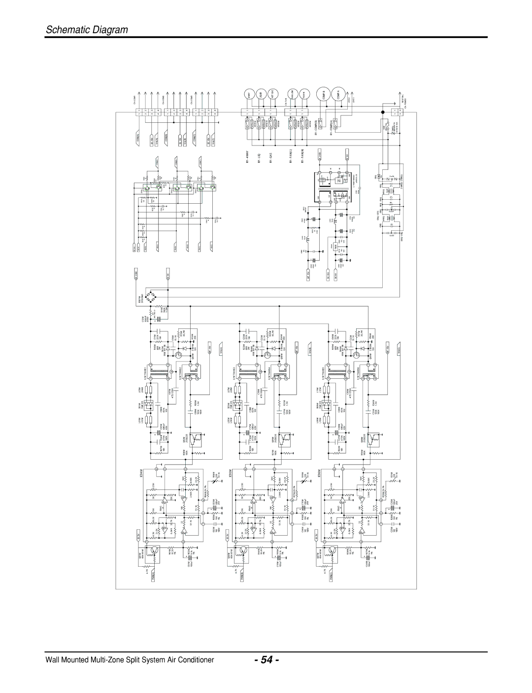 Heat Controller A-MMH24FA-1, B-MMH12FA-1, B-MMC12FA-1, B-MMC09FA-1, B-MMH09FA-1 manual RY-4WAY RY-LIQ RY-GAS RY-FANL RY-FANH 