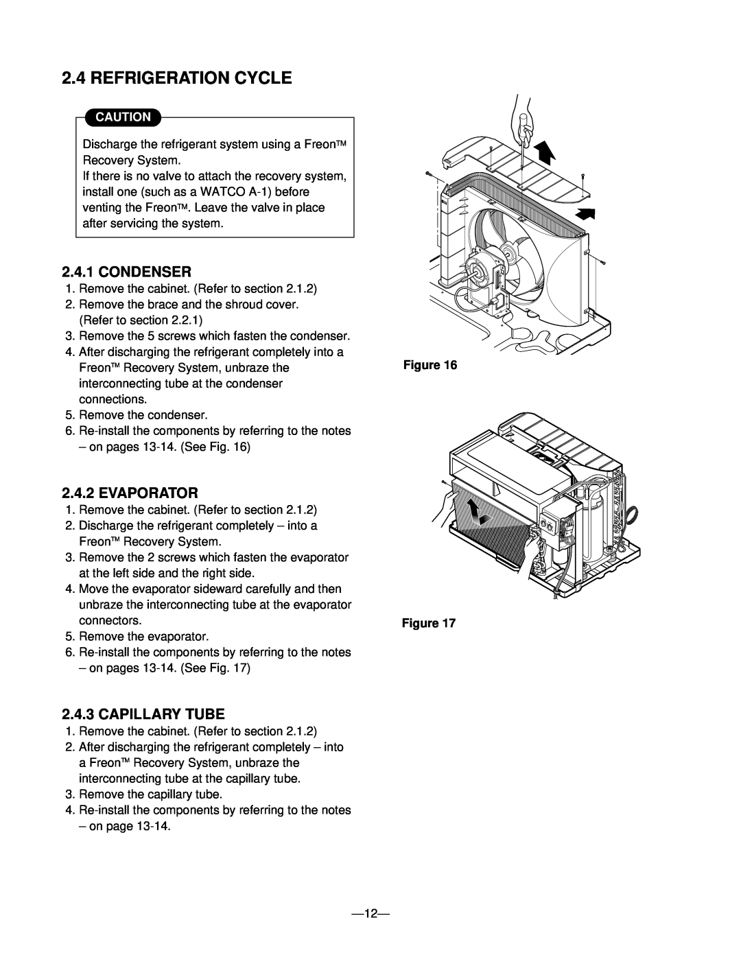 Heat Controller BDE-103, BD-101, BD-123, BDE-123 Refrigeration Cycle, Condenser, Evaporator, Capillary Tube, Figure Figure 