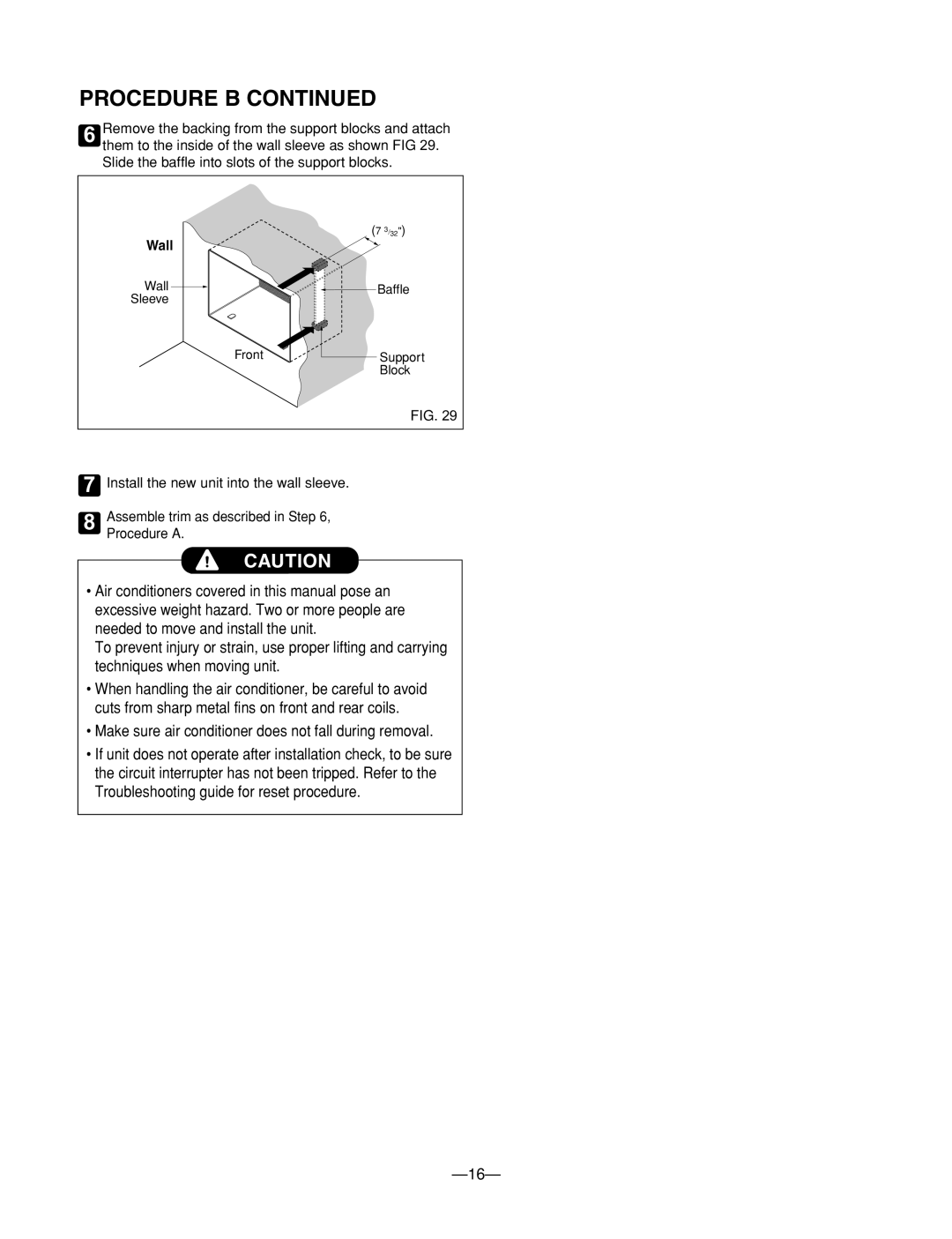 Heat Controller BG-103A service manual Wall 