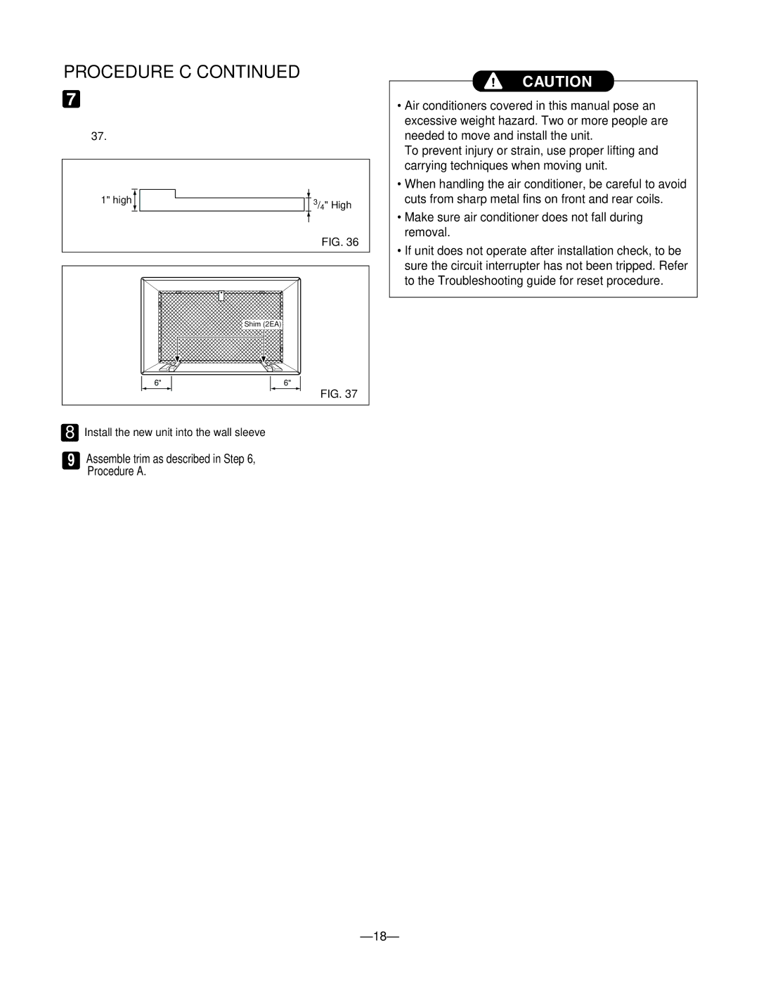 Heat Controller BG-103A service manual Parts and Installation 